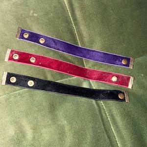 💙3 velvet bracelets